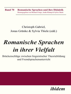 cover image of Romanische Sprachen in ihrer Vielfalt